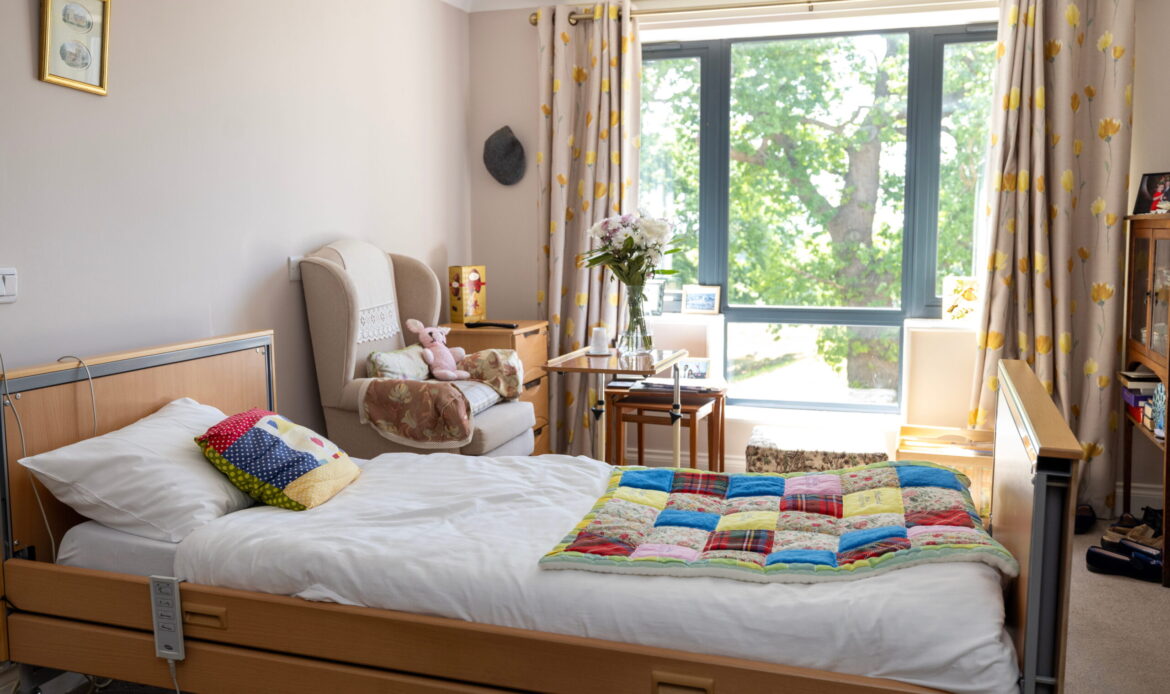 Somerhill care home bedroom